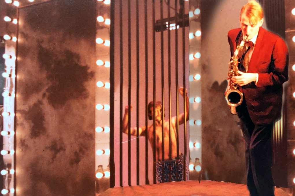 Tazan und Saxophonspieler