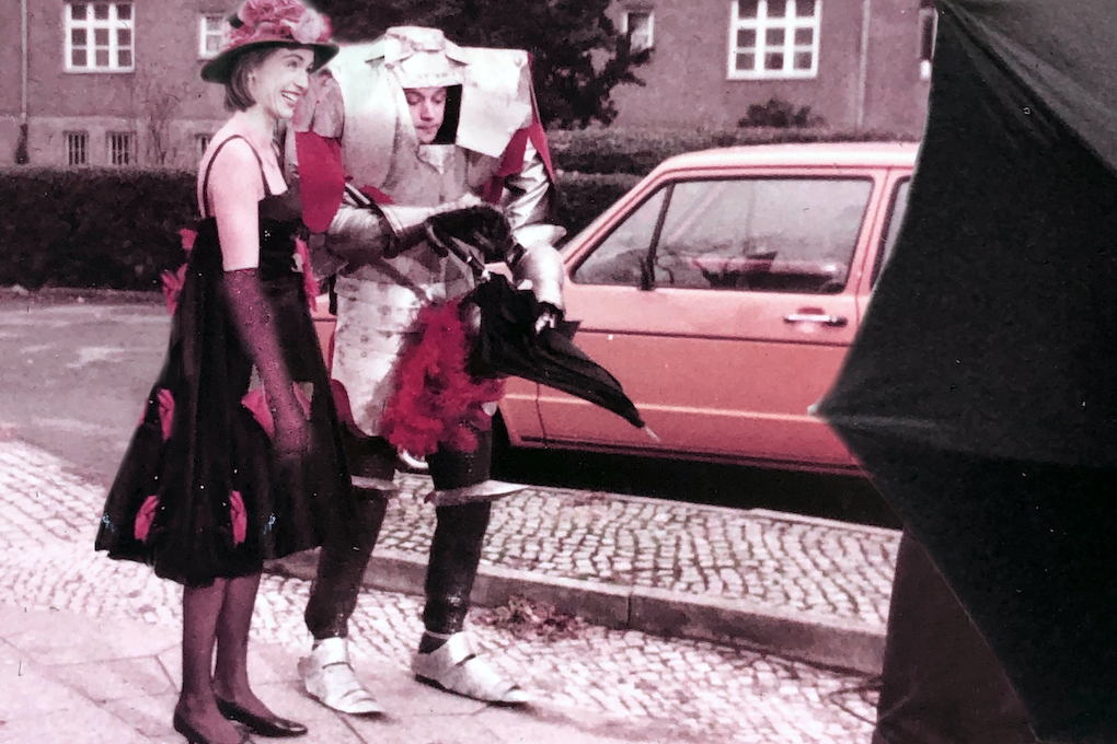 Der Ritter mit der Dame mit Hut