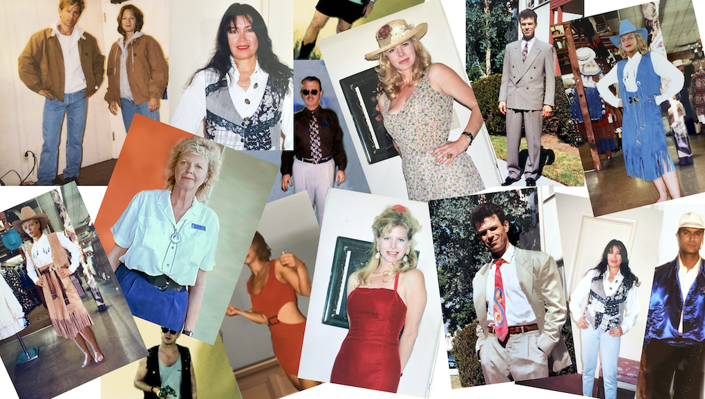 Kostümprobenfotos der amerikanischen Darsteller