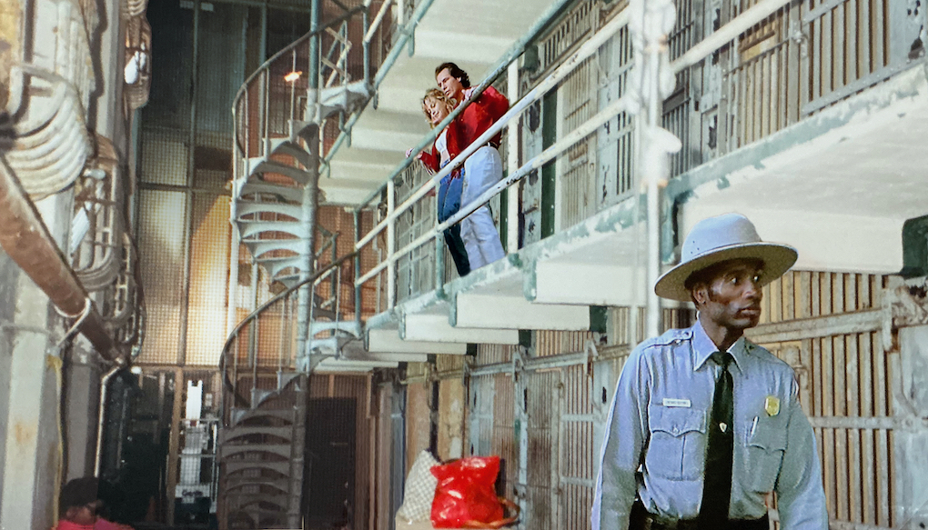 Sissy, Harry und ein Tourführer im Alcatraz Gefängnis