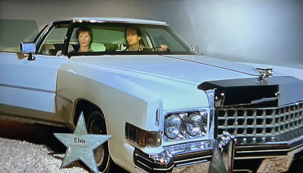 Harry und Renate im Cadillac von Elvis Presley