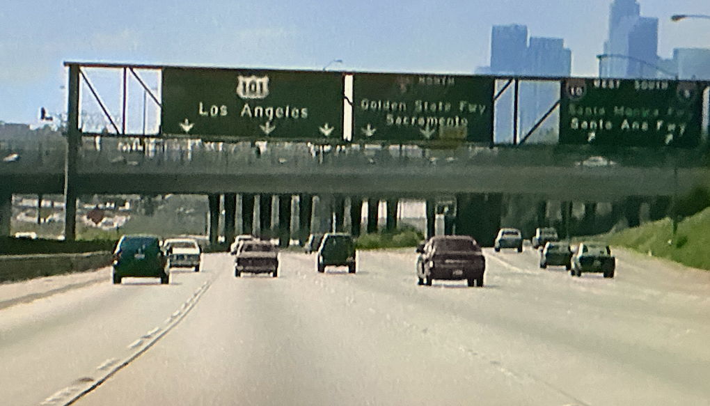 Autofahrt nach Los Angeles