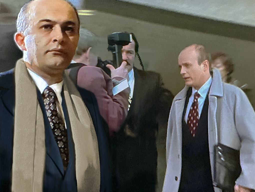 Nach Beendigung der Pressekonferenz haben Reporter viele Fragen